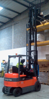 Increase Warehouse Capacity using Reach Forklift Truck